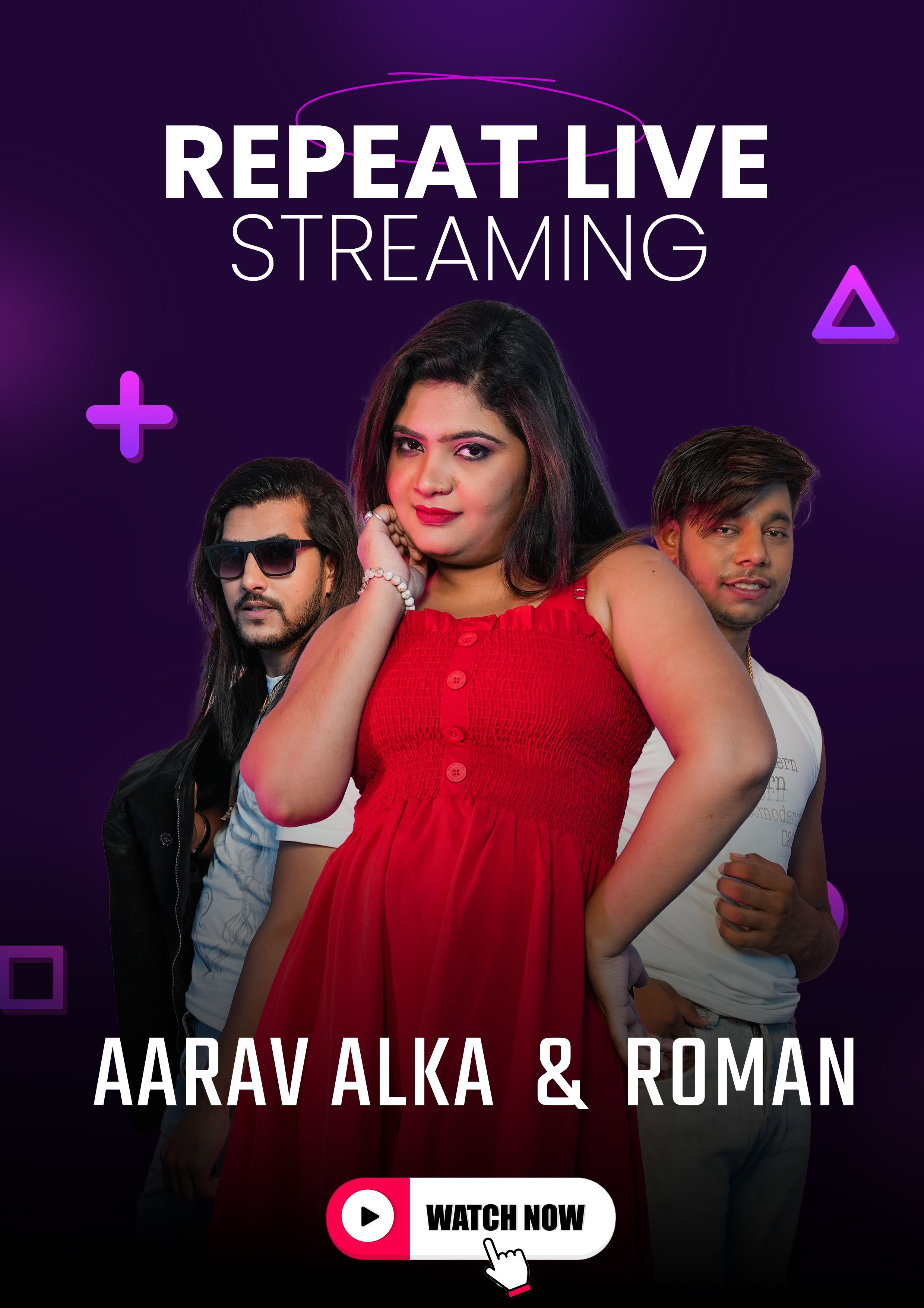 Aarav Alka Roman ( Day 03 LIVE) (2024) Hindi MeetX Live Video